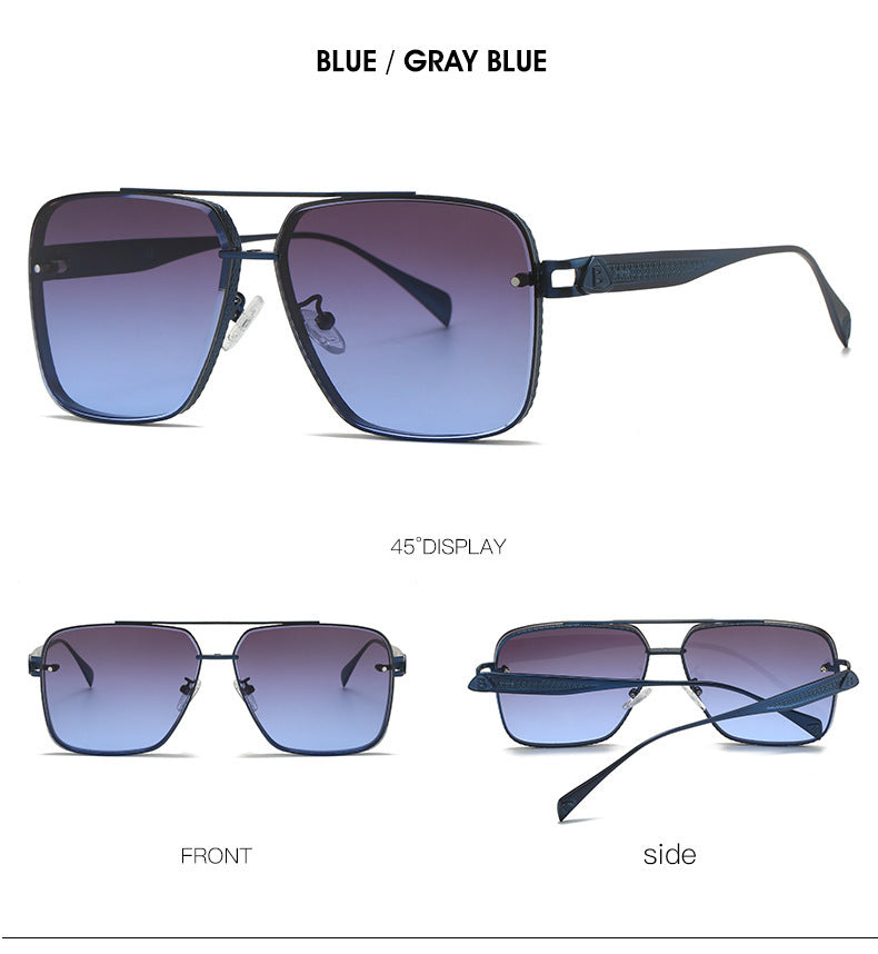 Men's Casual Metal Frame Sunglasses