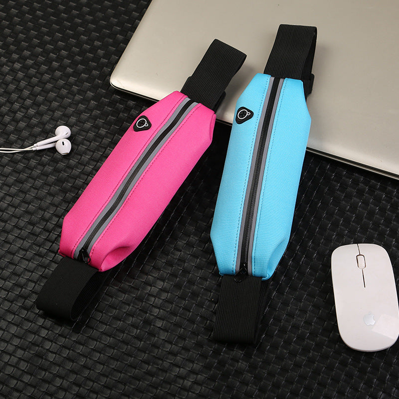 Invisible Running Belt – Thin Waterproof Fitness Waist Bag for Men & Women