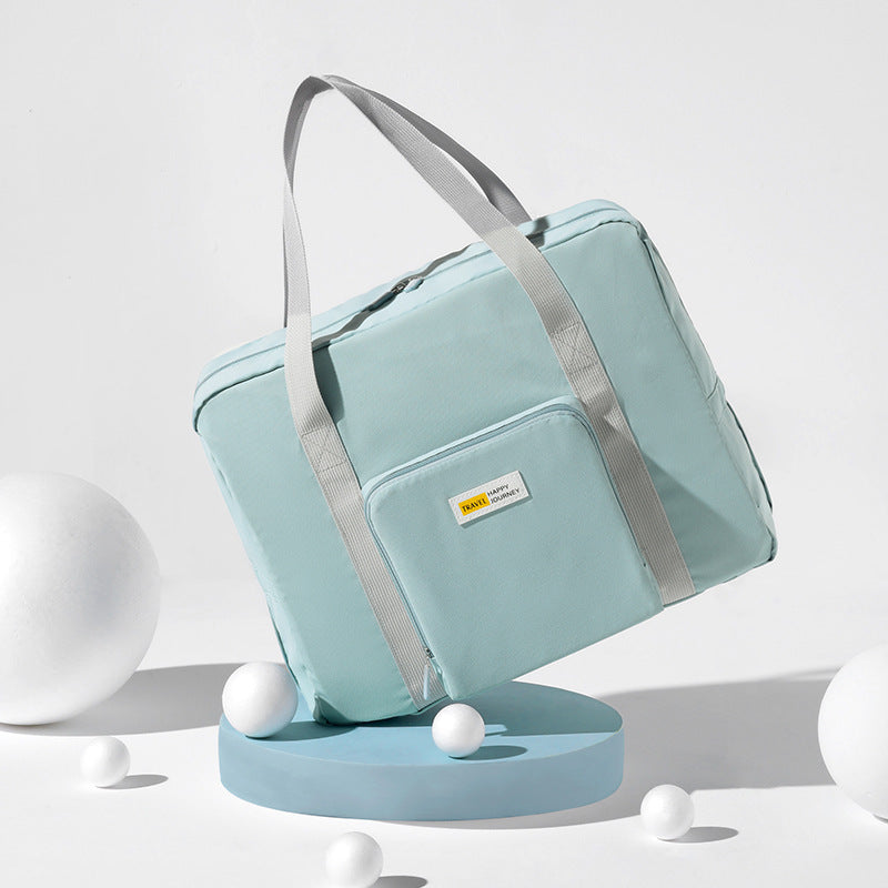 Unisex Foldable Polyester Duffel Bag Carry On Travel Tote