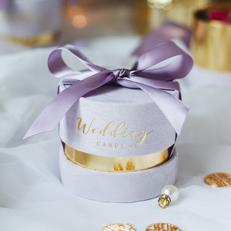 Velvet Cloth Wedding Simple Mori Gift Box
