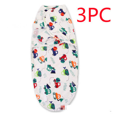 Cotton Cartoon Baby Swaddle Towel – Anti-Startle Sleeping Bag