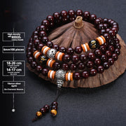 Pterocarpus Santalinus Bracelet Men's 108 Beads