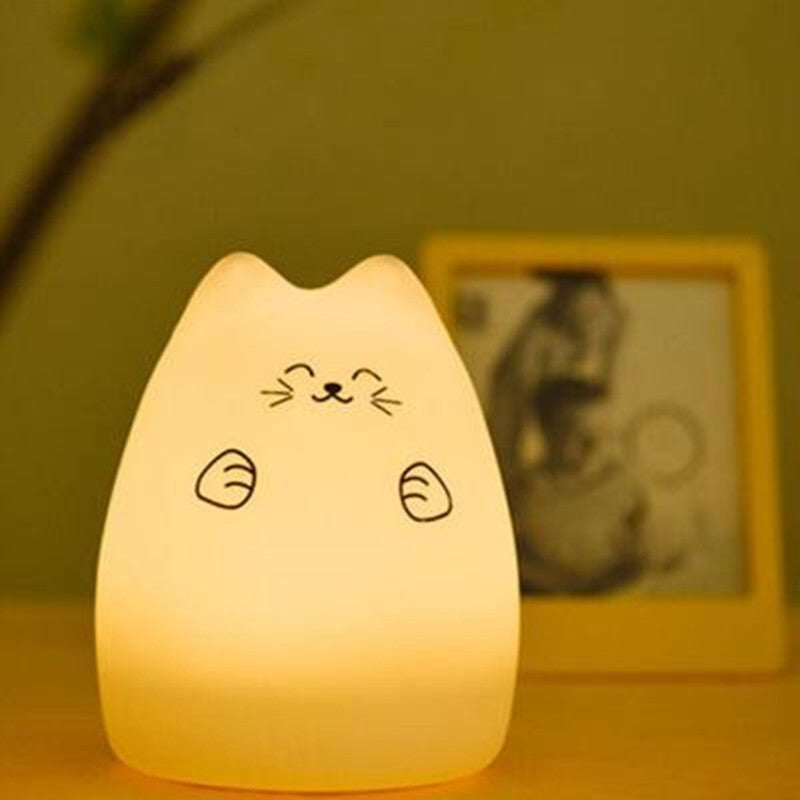 Silicone Night Light For Kids With Touch Sensor Glow