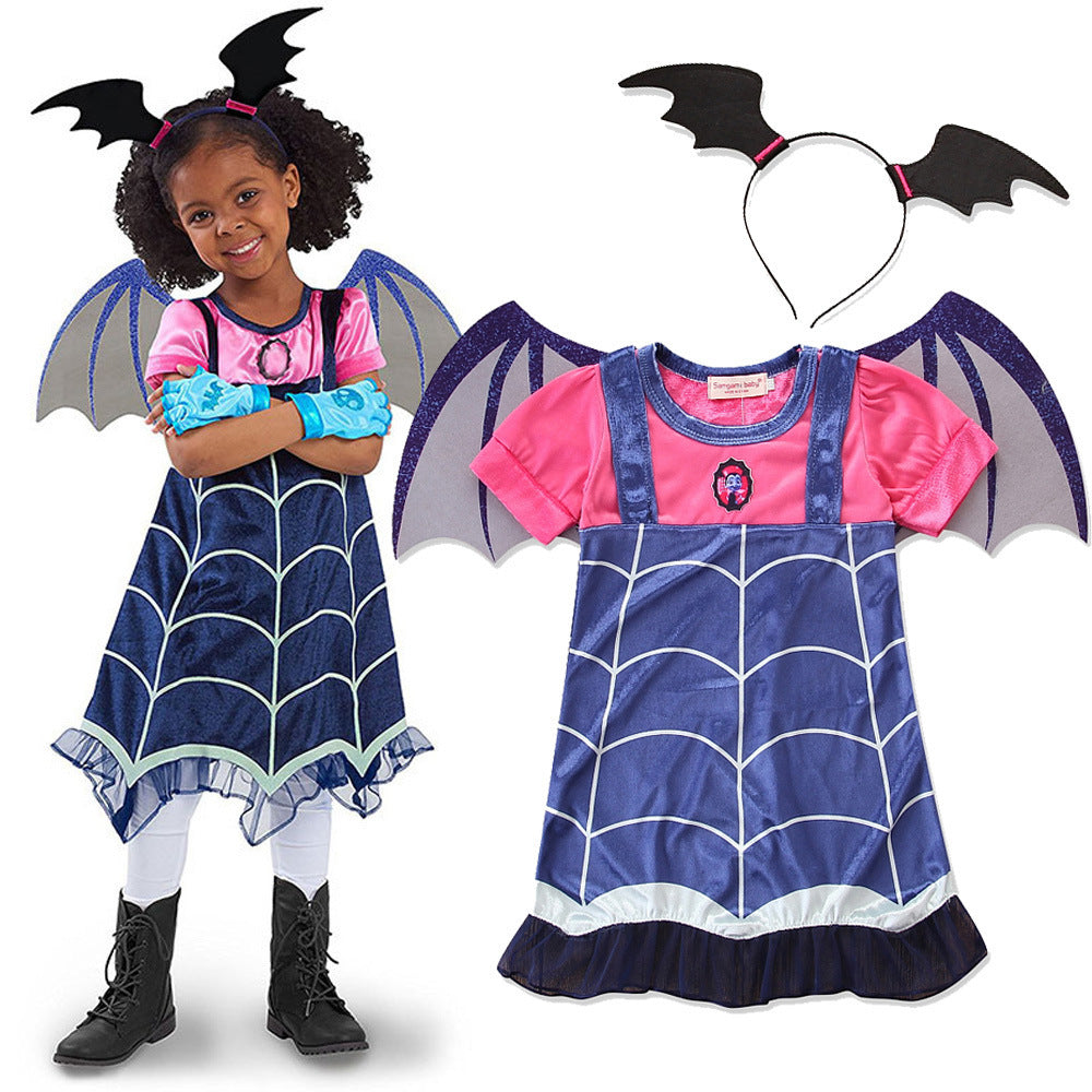 Toddler Girls Cotton Princess Dress – Short Sleeve Casual Party Outfit