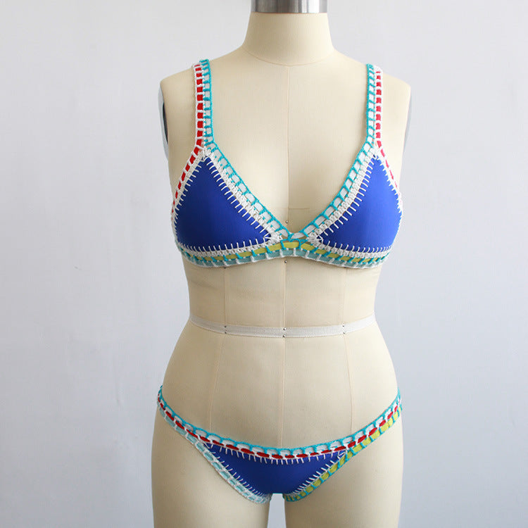 Women’s Chlorinated Fiber Bikini Set – Durable Sexy Swimwear