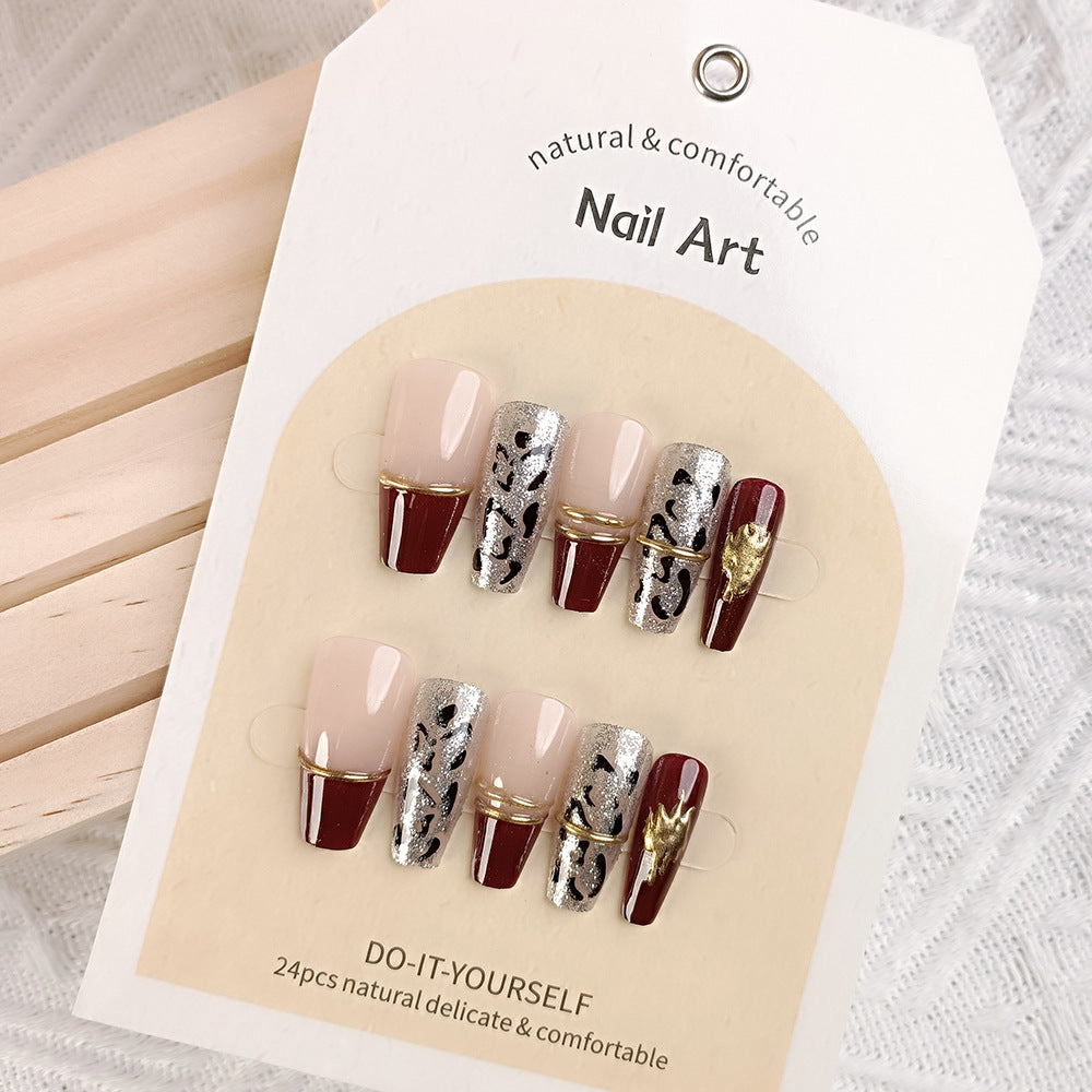 Hand Worn Nail Piece In China-Chic Red In The Year Of The Snake