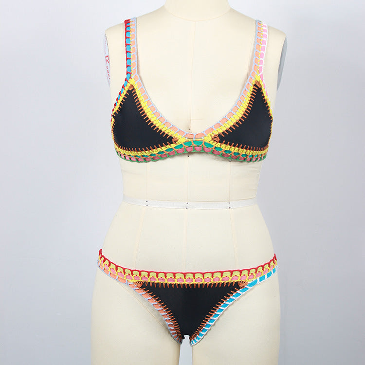Women’s Chlorinated Fiber Bikini Set – Durable Sexy Swimwear