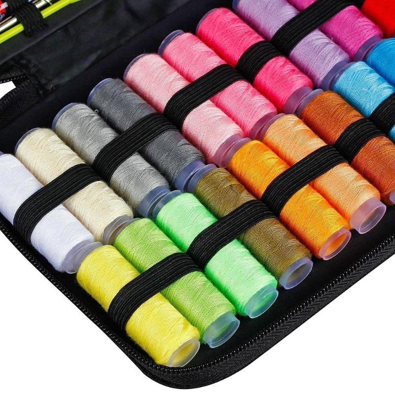 Sewing Suit Travel Bag – Black Zipper Organizer