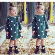 Polka Dot Long Sleeve Dress