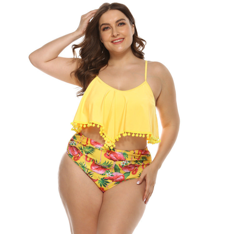 Women’s Gradient Tie-Rope Bikini Set – Split Swimwear