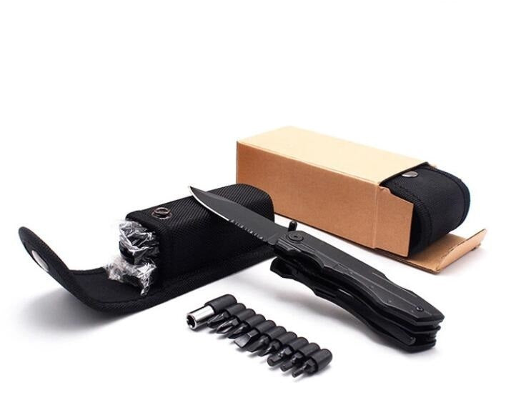 Multi-Purpose Folding Knife Clamp with Aluminum Handle and Nylon Sleeve – Outdoor & Travel Tool