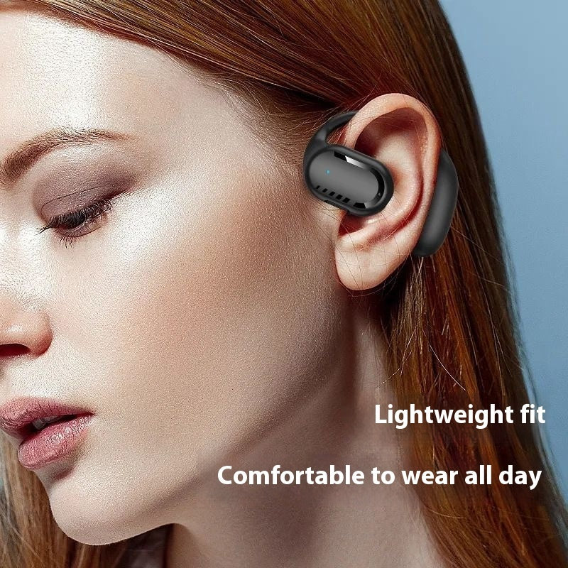 Air Conduction Air Bone Conduction Ear Hook Sports Running Wireless Bluetooth Headset Ultra-long Life Battery