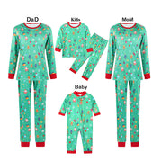 Autumn And Winter New Home Clothes Plaid Parent-child Suit