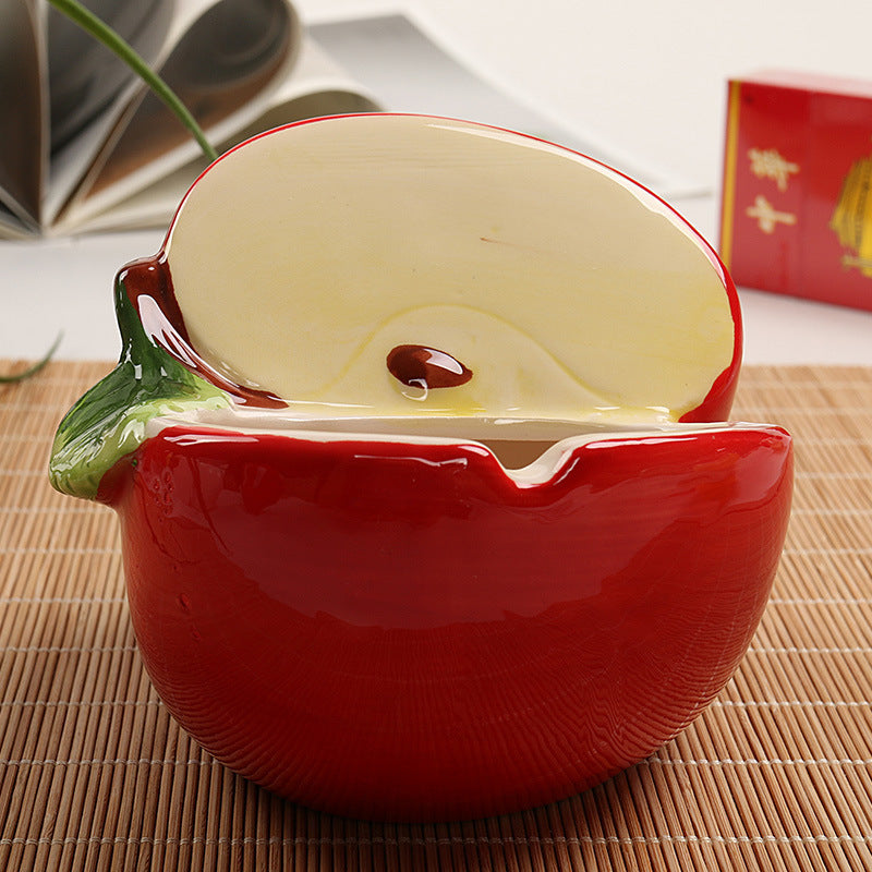 Home Ceramic Fruit Crafts Ashtray