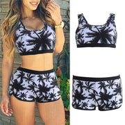Women’s Floral Bikini Set – Sexy European Style Swimwear with Padded Top