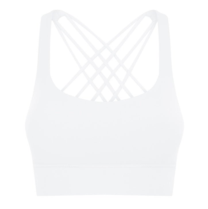 Shockproof gathered bra Sports underwear