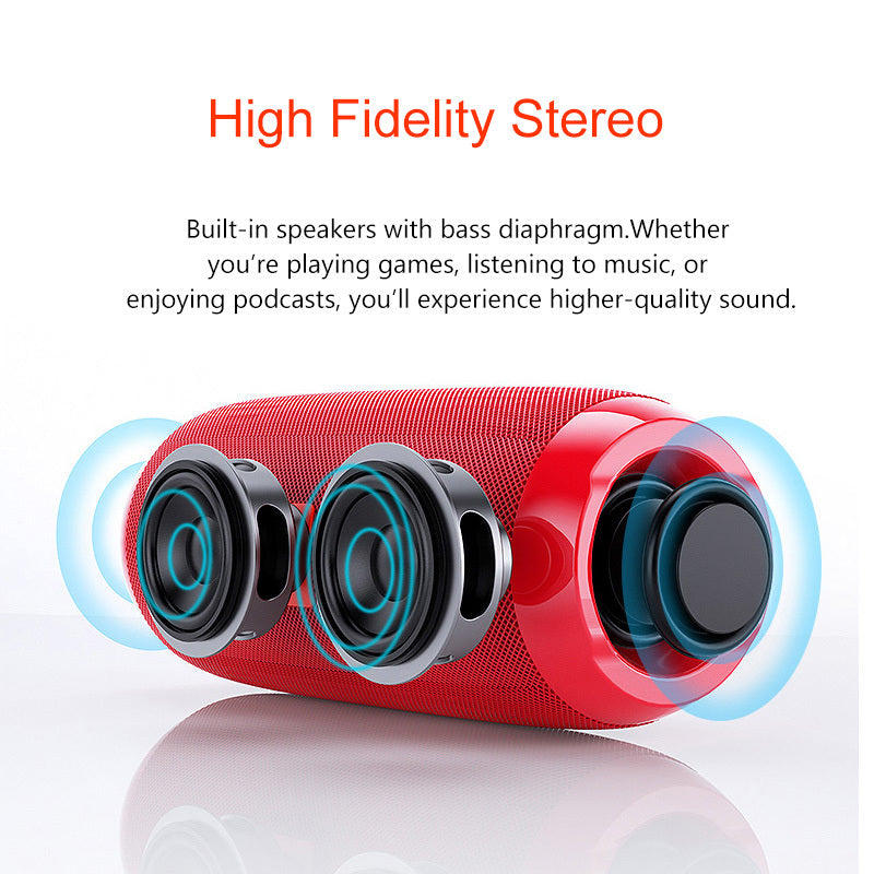 Aluminum Bluetooth Speaker IPX5 Waterproof For Kitchen