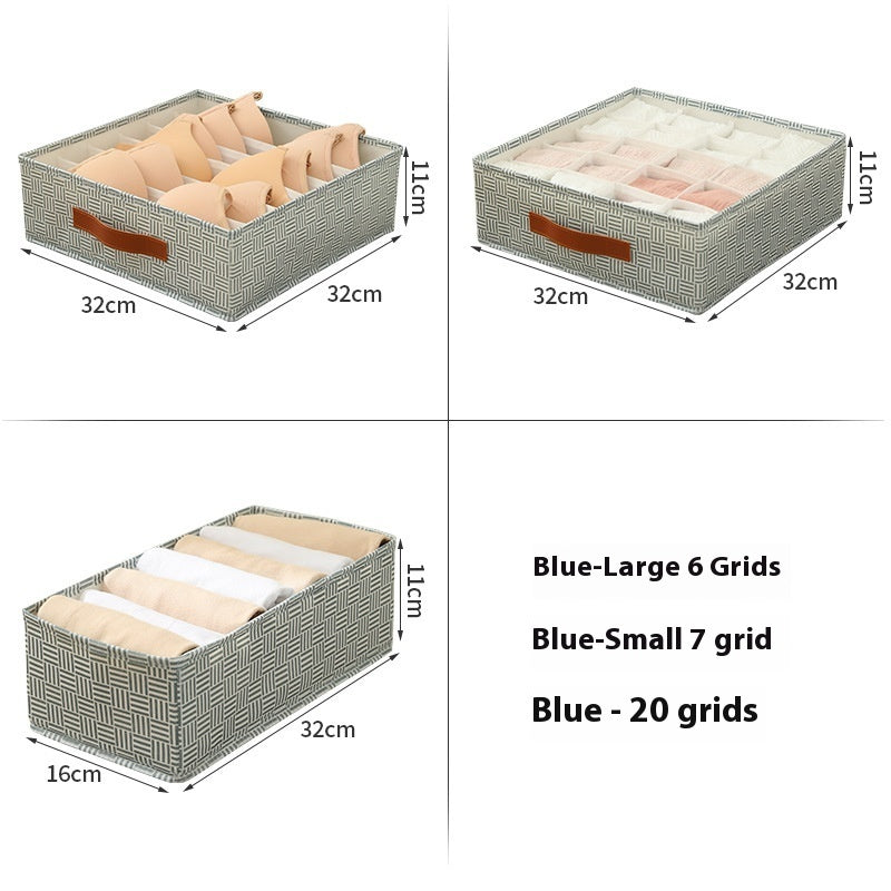 Multifunctional Home Underwear Storage Box Bedroom Underpants Drawer Compartment
