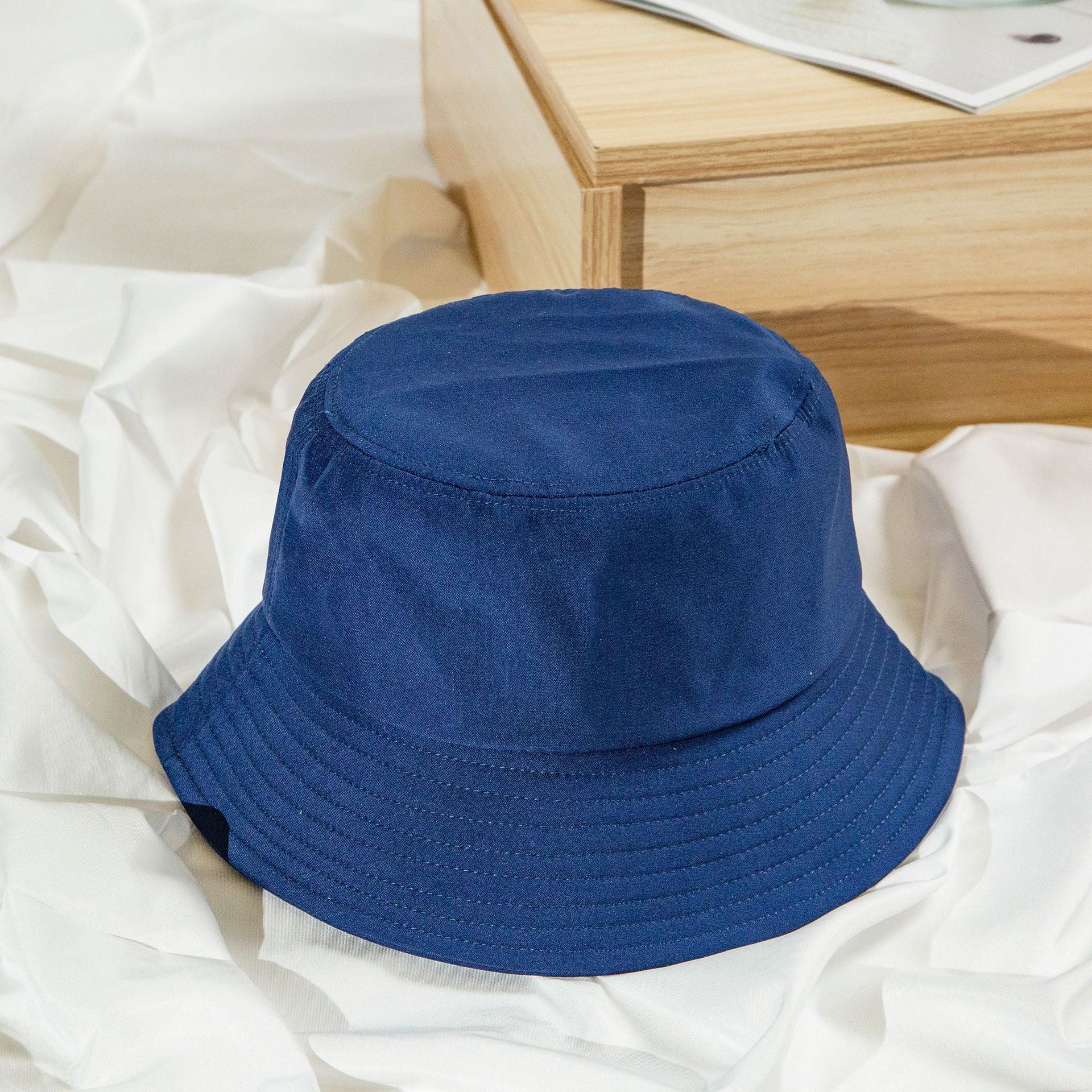 Solid color fisherman hat