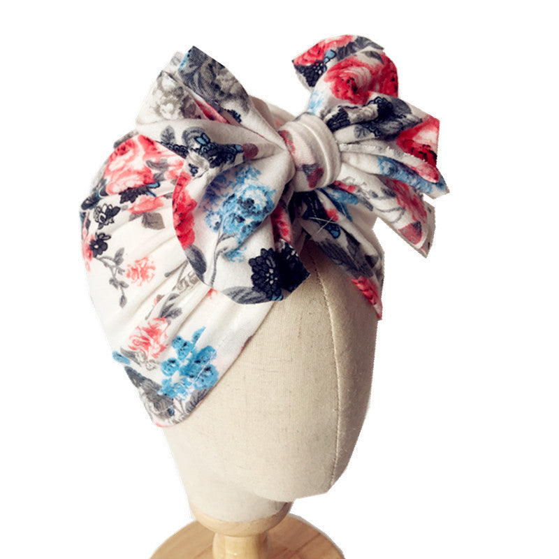 Parent-child bow hat cap