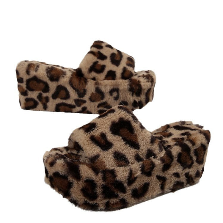 European And American Fashion All-match Casual Suede Slippers