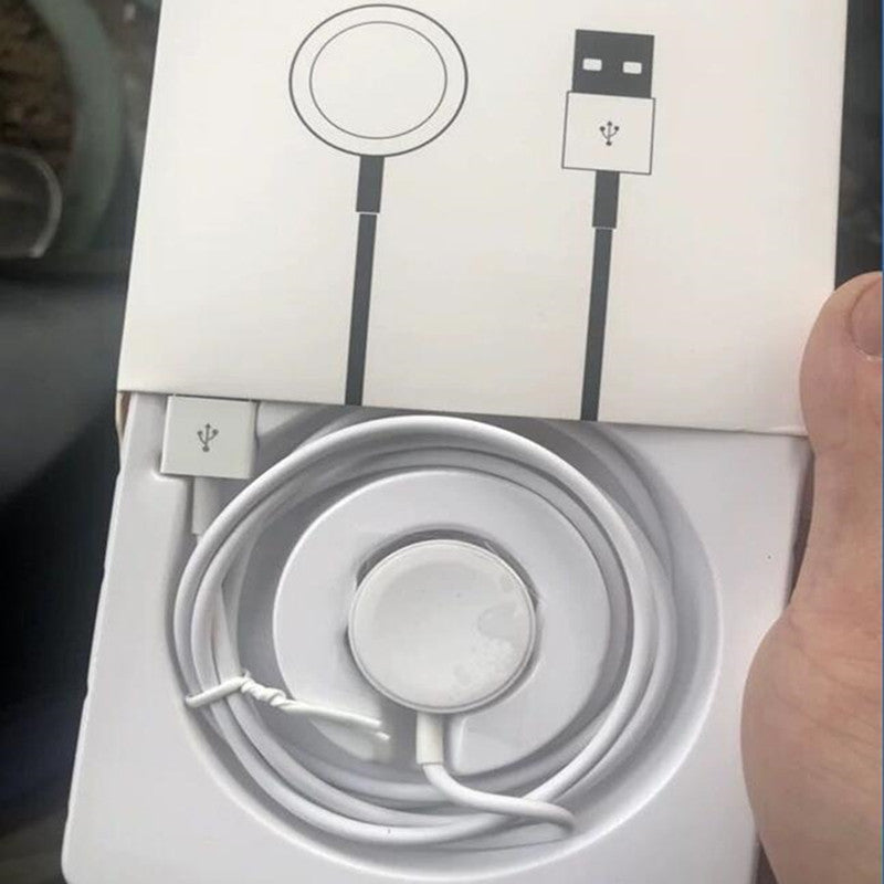 Portable Apple Watch Magnetic Charger – USB-C Wireless Keychain (for Series 1–9, SE & Ultra)