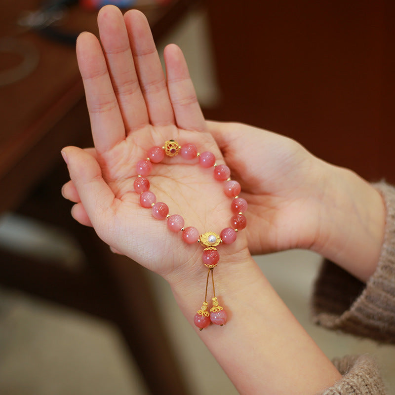 Natural Yanyuan Agate Pearl Bracelet For Women