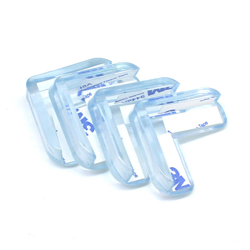 Soft PVC Table Corner Guard For Baby Safety With 3M Tape