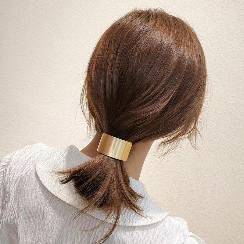 F130 Metal Hair Band Hair Band Korean Semicircle Simple Internet Celebrity