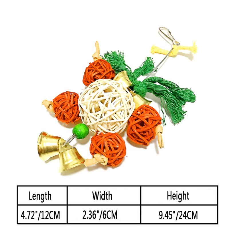 Parrot Nibble Chew Toy for Cage Entertainment and Beak Exercise