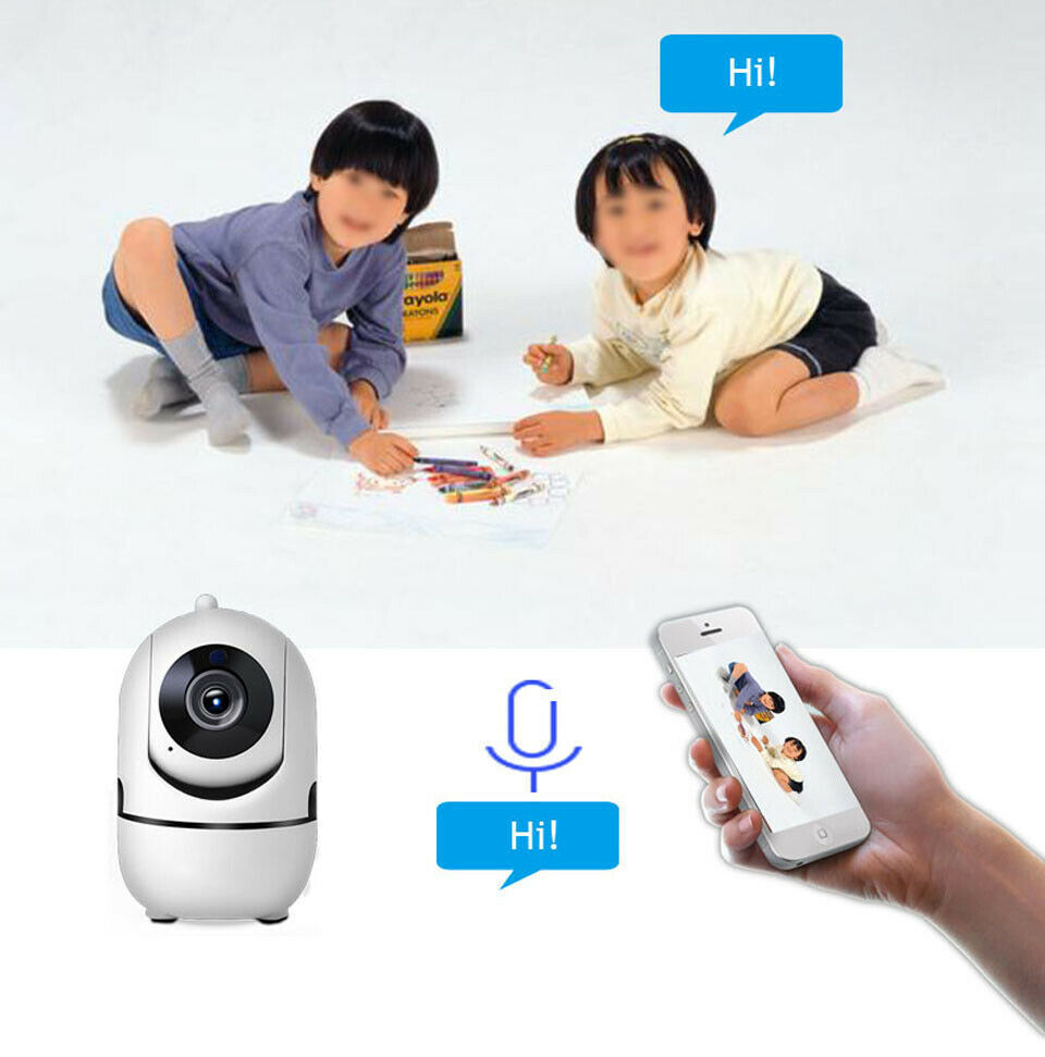 WiFi Wireless CCTV IP Camera – 1080P HD Night Vision Home Security Monitor with 360° Pan & Tilt