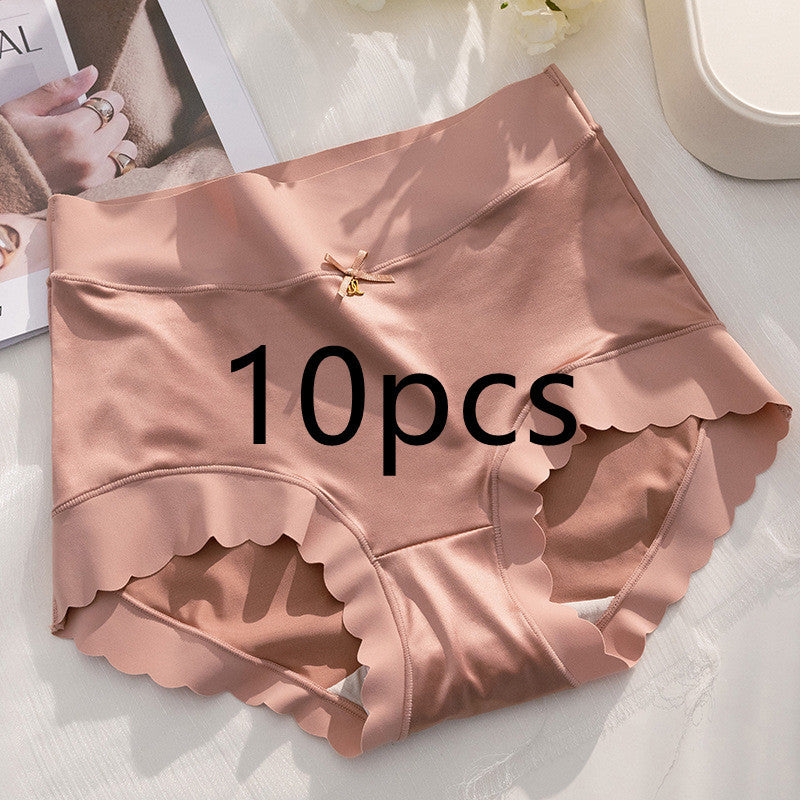 Women’s Seamless Satin ‘Ice Silk’ Underwear – Glossy Finish