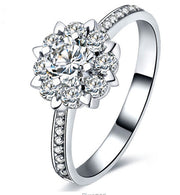Elegant 18K Gold Micro Carat Engagement and Wedding Ring with Diamond and Zircon Accents – Delicate Proposal Ring for Women