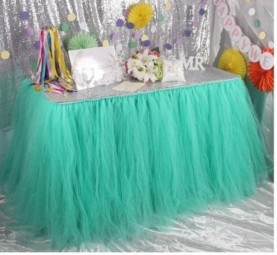 Elegant Party Tulle Tablecloth