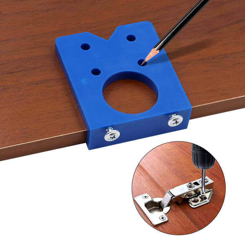 Door Hinge Opening Locator Auxiliary Plate