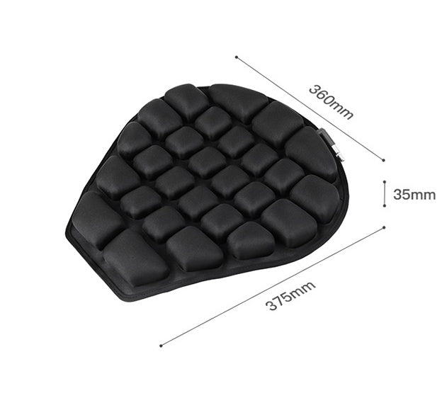 Three-Dimensional Motorcycle Seat Cushion Airbag