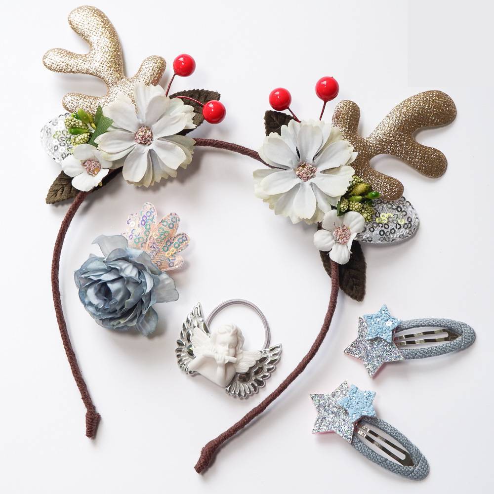 Christmas Hair Accessories Holiday Headbands & Clips