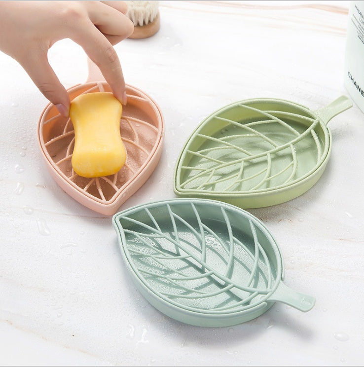 Double Plastic Soap Box with Drain – Bathroom Soap Holder