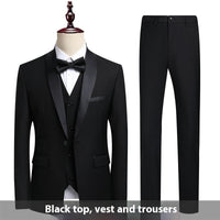 Black Top Vest Pants
