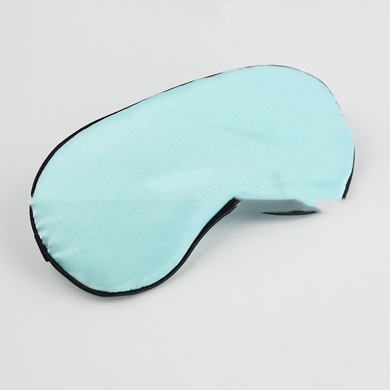 1Pc Silk Sleep Eye Mask – Padded Travel Blindfold for Relaxation & Shade Cover