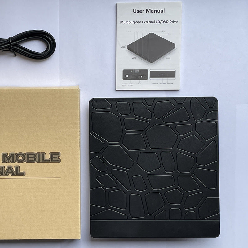 5-in-1 Multi-function External Optical Drive – Notebook Recording & Playback