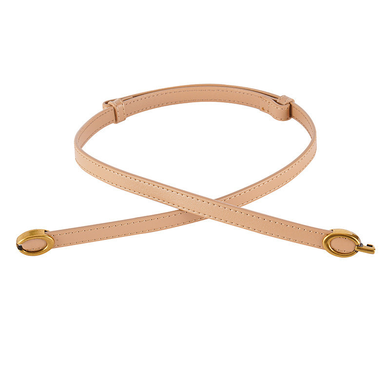 Women's Thin Double Buckle Waist Belt