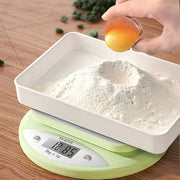 Digital Kitchen Scale – 5kg Capacity with LCD Display (Green)