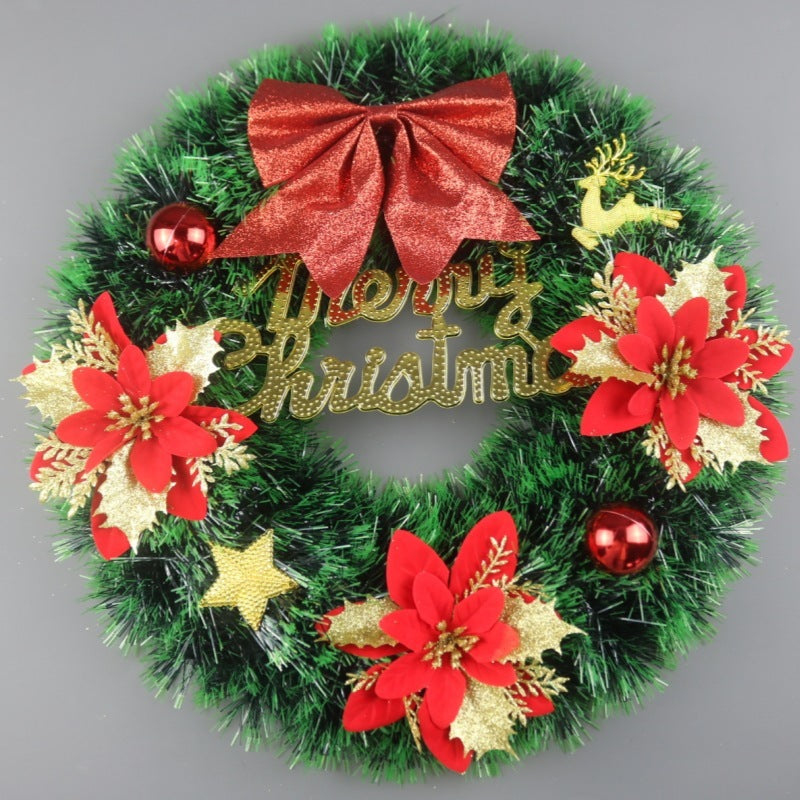 Christmas Festival Wreath Door and Window Hanging Decoration