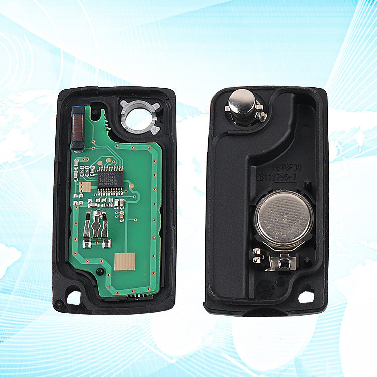 2-Button Car Remote Key – Universal Replacement Car Key Fob