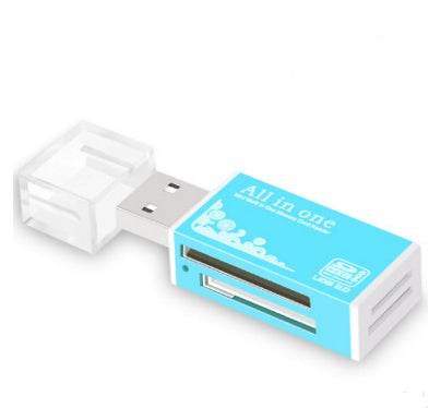 Multi-in-One Mini Card Reader – High-Speed Universal USB for SD/TF, Mobile Phones & Cameras