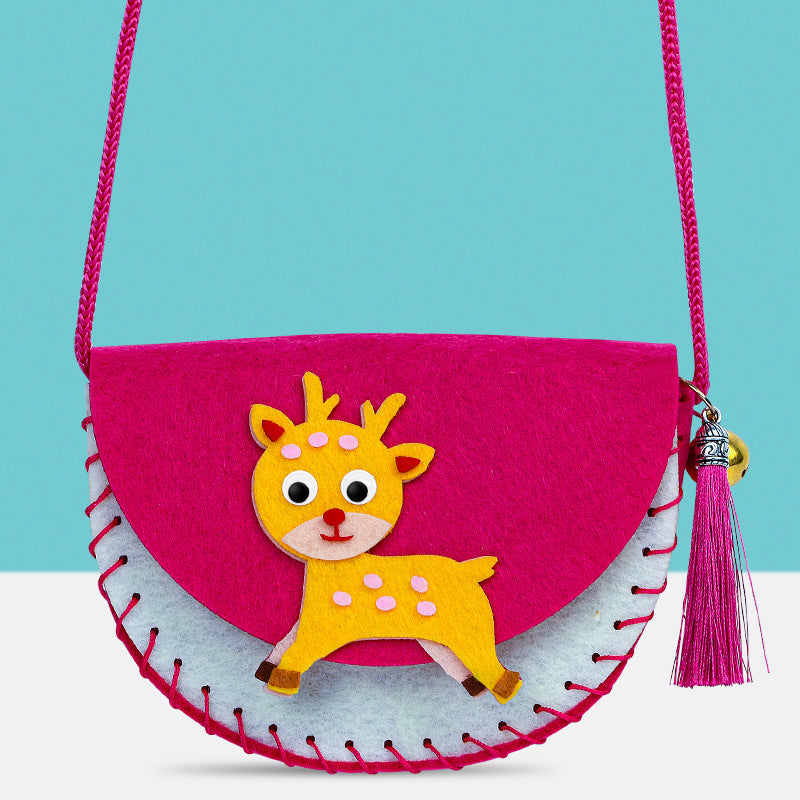 Cartoon Non-Woven Bag DIY Craft Kit – Kindergarten Educational Paste Toy Set