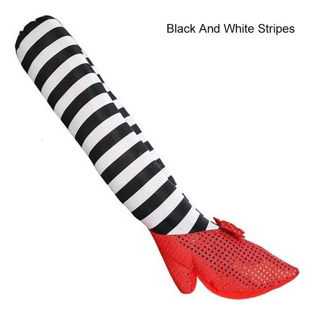 Halloween Evil Witch Leg Decoration – Spooky Thigh Prop for Haunted House and Outdoor Decor