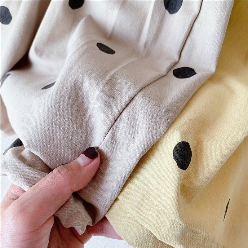 Polka dot princess dress