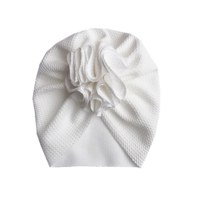 Unisex Hooded Baby Hat Cotton Twill Floral One Size